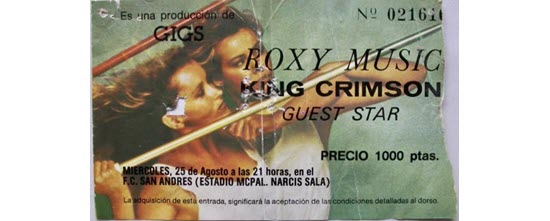 Roxy Music + King Crimson