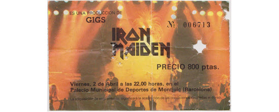 IRON MAIDEN 1982